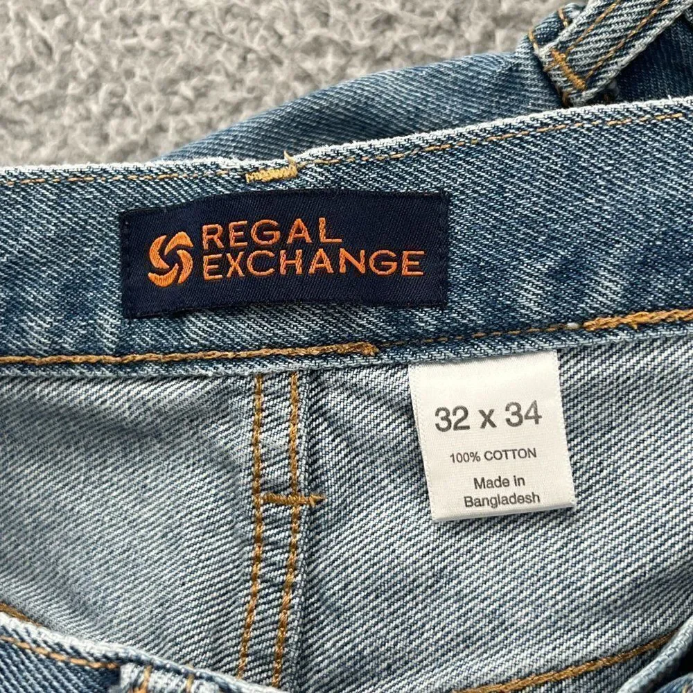 Regal Exchange Men's Jeans 32 X 34 Cotton Classic